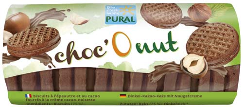 Choc Nut Dinkel Kakao Keks