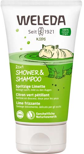 Kids Shower and Shampoo 2in1 spritzige Limette