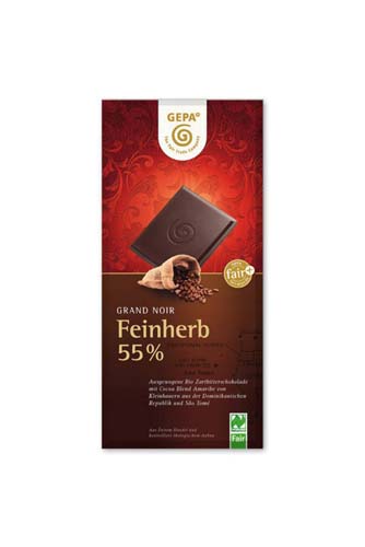 Schokolade Grand Noir Feinherb