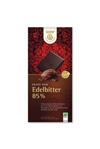 Schokolade Grand Noir Edelbitter