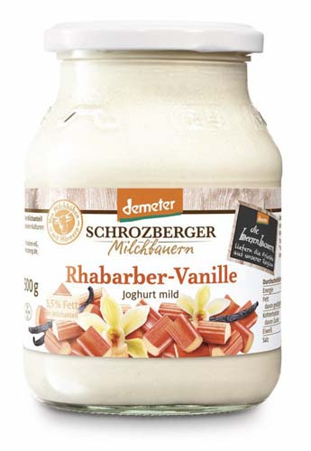 Joghurt Rhabarber Vanille