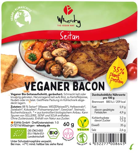 Wheaty Veganer Bacon