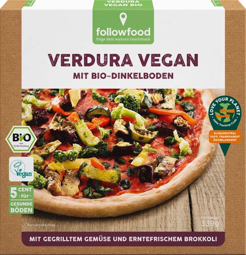 Dinkel Pizza Verdura vegan